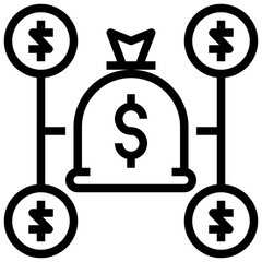 money line icon,linear,outline,graphic,illustration