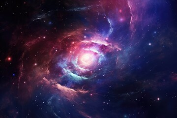 colorful, stars and space background, universe wallpaper. generative ai.