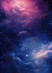 Wall Mural - colorful, stars and space background, universe wallpaper. generative ai.