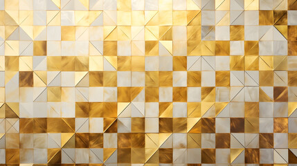 Poster - Generative AI : Marble with golden texture background vector illustration
