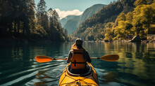 A Person Enjoying An Eco-friendly Activity, Such As Kayaking Or Hiking, With A Focus On The Importance Of Preserving Natural Habitats