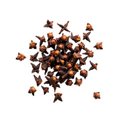 Sticker - Cloves on transparent backround, top view.