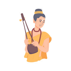 Wall Mural - Baul Singer  