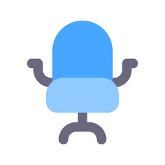 Wall Mural - office chair flat icon