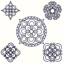 Wall Mural - mandala arts designs  vector file