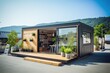 Container House innovative eco friendly design. tiny portable house for sustainable living.