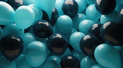 Poster - Balloons decoration, Modern Festival Wallpaper.