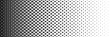 horizontal black halftone of middle space in diamond shape design for pattern and background.