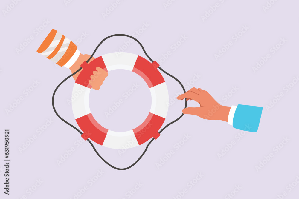 First Aid And Rescue Vector First aid. Emergency rescue concept. Colored flat vector illustration ...
