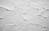 Fototapeta  - White rough filler plaster facade wall texture background.