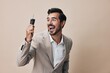 © SHOTPRIME STUDIO - car man transportation hand service business buy smile key holding auto