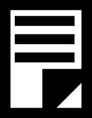 Aufkleber - Vector document icon