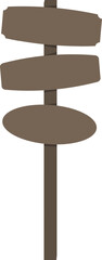 Aufkleber - Vector wooden sign