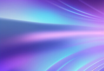 Wall Mural - Neon light motion. Iridescent background. Blur fluorescent purple cyan blue pink color gradient glow trail abstract art illustration with copy space.