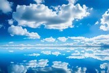 Fototapeta  - blue sky with clouds