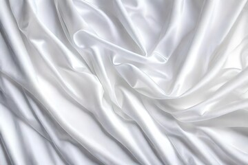 white silk fabric 
Created using generative AI tools