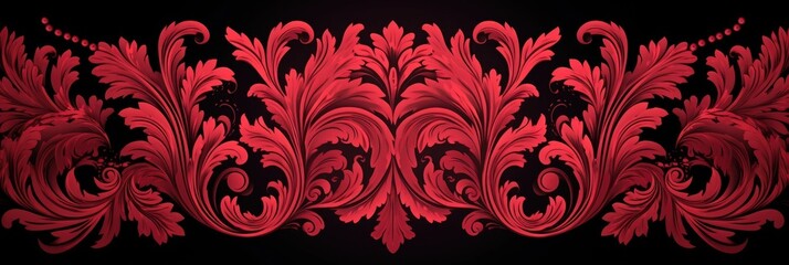 Poster - Rich ornament and old Damascus style pattern