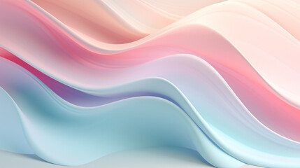 Poster - background pastel gradient light texture pattern in sweet color with generative ai. dream concept.