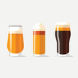 © Zaharia Levy - beer vector flat minimalistic asset isolated illustration