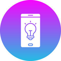 Wall Mural - Smartphone idea Icon