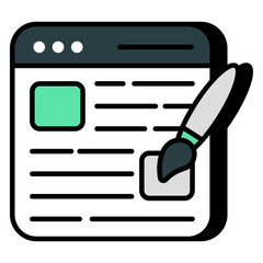        A premium download vector of web design 