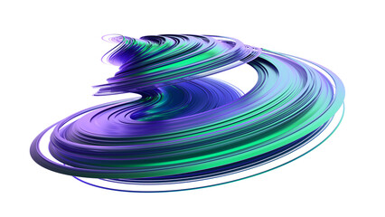 Poster - Abstract futuristic shape, 3d render