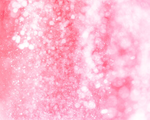 Wall Mural - abstract pink bokeh defocus glitter blur background.