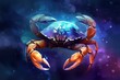 Zodiac crab cancer. Generate Ai