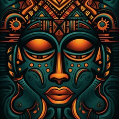  adbstract tribal african pattern wallpaper background