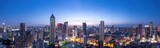 Fototapeta Londyn - ..Aerial photography of the night view of urban architectural landscapes in Wuhan, China..