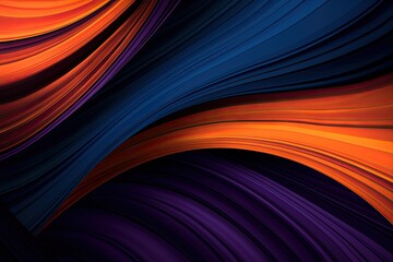 Poster - vibrant colorful texture. modern background with bright splash and flow. digital art in blue and bla