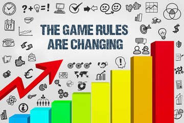 Wall Mural - The game rules are changing	