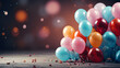happy birthday background Generative AI