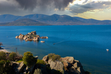 Wall Mural - Heraklia-Kapikiri Bafa lake,Milas,Mugla,Turkey