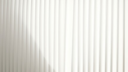 Poster - Light and shadows cast by curtains and silhouettes on a white wall Bright day sunlight Template empty area for text