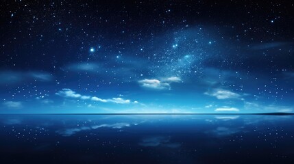 Wall Mural - astounding long exposure photo of a universe filled with stars galaxies and nebulae with captivating