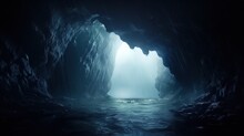  A Dark Cave With A Light At The End Of It.  Generative Ai