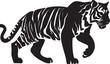 Tiger Vector silhouette