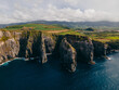 Miradouro do Cintrao is a breathtaking viewpoint in Azores, Portugal, offering panoramic vistas of nature beauty, a true haven for sightseers. High quality photo