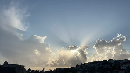 Canvas Print - sunset in the city