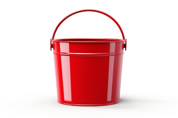 Aufkleber - bucket insulated on white background.
