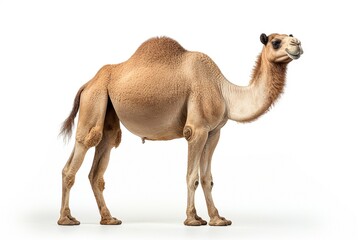 Aufkleber - Camel isolated on white background.