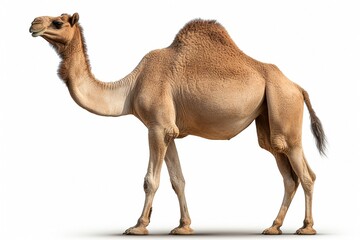 Aufkleber - Camel isolated on white background.