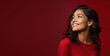 © JJAVA - Portrait of a Beautiful Indian Woman Looking into Copy Space