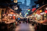 Fototapeta Londyn - Namdaemun Market in Seoul South Korea picture