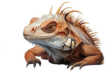 Poster - dinosaur head isolated on white background.
