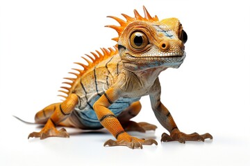 Poster - dinosaur head isolated on white background.