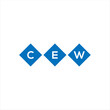 © Mohammad - CEW letter technology logo design on white background. CEW creative initials letter IT logo concept. CEW setting shape design