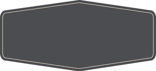 Aufkleber - Vector blank frame and label grey color