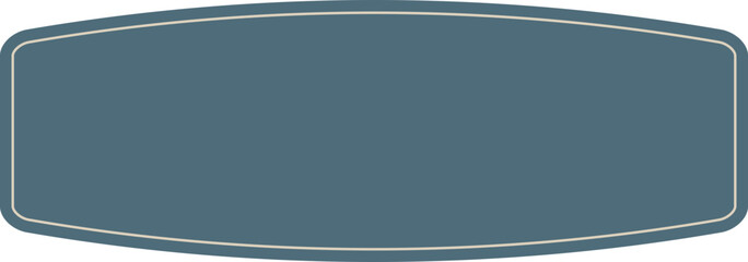 Aufkleber - Vector blank frame and label blue color